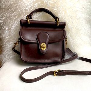 Coach Winnie/mini Willis bag #9023 Mahogany brown
